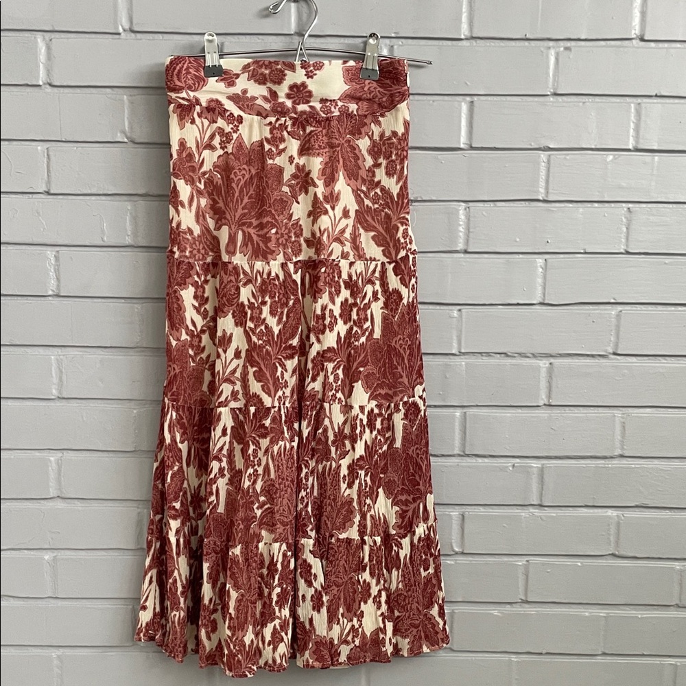 Ba&Sh Floral Patterned Women's Midi Skirt